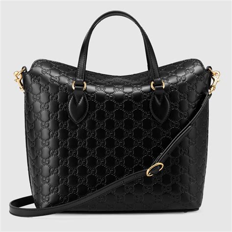 gucci signature leather top handle bag|Gucci top handle crossbody bag.